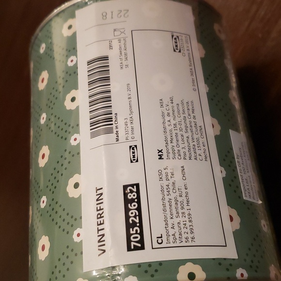 IKEA Set of three Nesting Cylindrical Metal Storage Tins - Picture 4 of 11